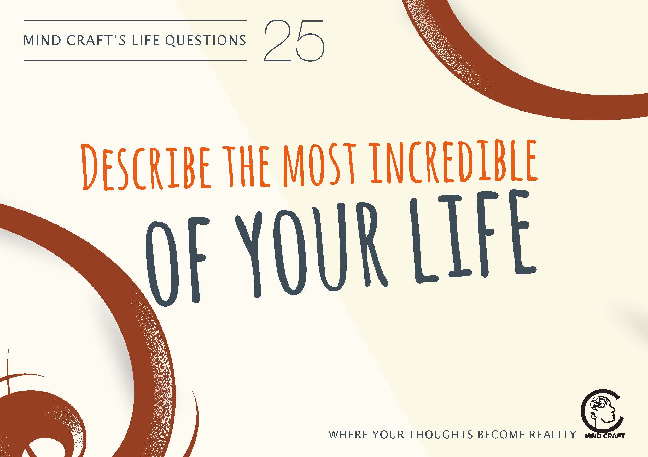 Deep Life Questions To Ask Yourself 25 - MindCraft Central